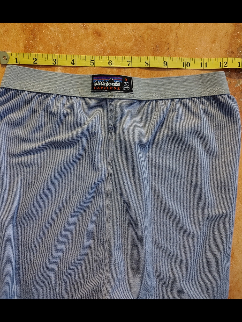 Patagonia Capilene Lightweight Base Layer Light Blue/Grey Size M - Picture 3 of 6